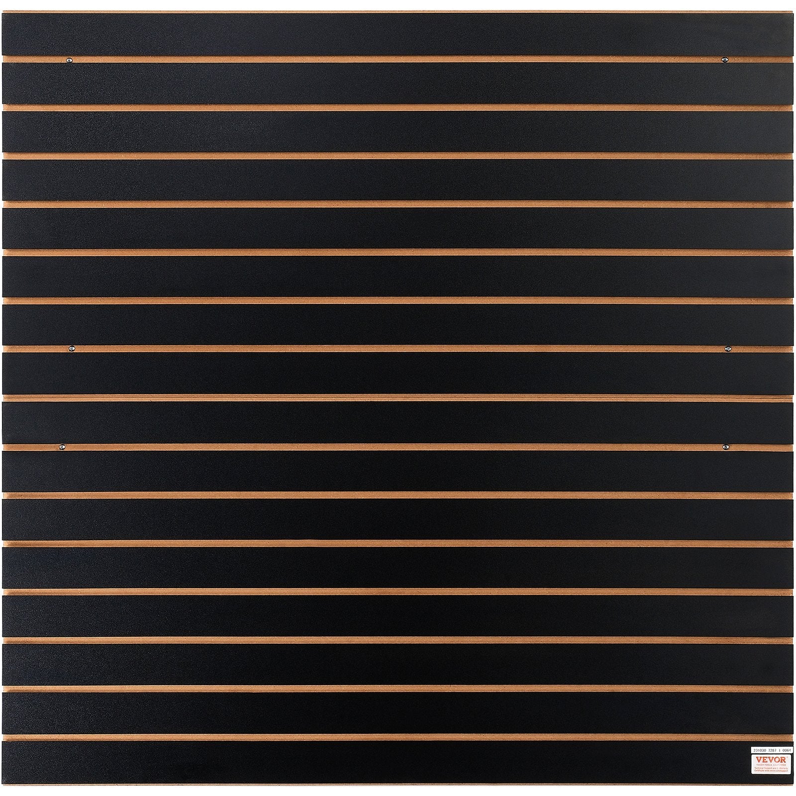 VEVOR Slatwall Panels, 4 Ft X 2 Ft Black Garage Wall Panels , Heavy Duty Garage Wall Organizer Panels Display
