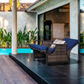 Outdoor Recliner Chair with Cushion