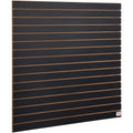 VEVOR Slatwall Panels, 4 Ft X 2 Ft Black Garage Wall Panels , Heavy Duty Garage Wall Organizer Panels Display